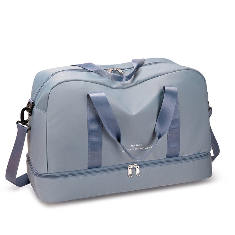 Sac de Voyage Femme "Sky Blue" avec Compartiment Chaussures