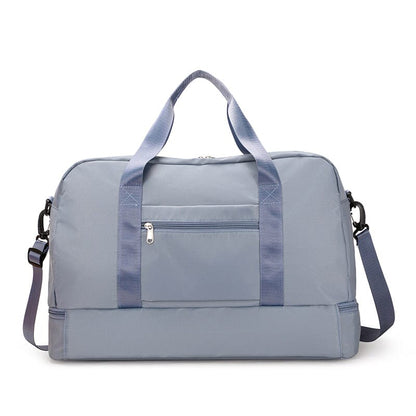 Sac de Voyage Femme "Sky Blue" avec Compartiment Chaussures