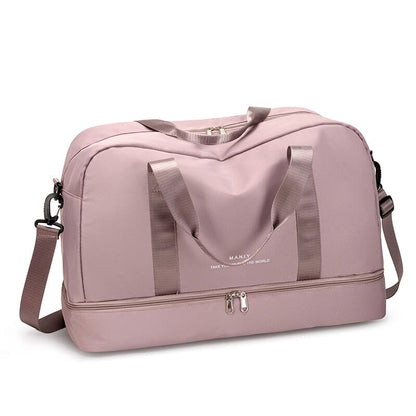 Sac de Voyage Femme avec Compartiment Chaussures - Collection Rose Glam