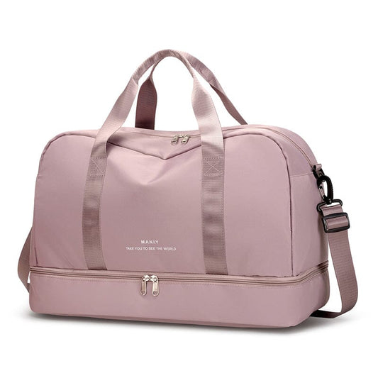 Sac de Voyage Femme avec Compartiment Chaussures - Collection Rose Glam