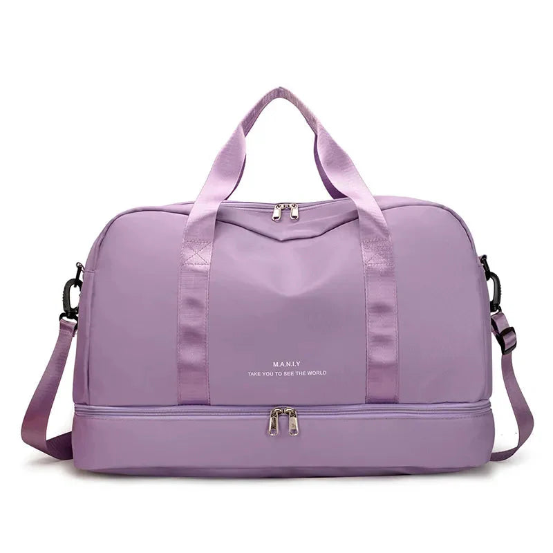 Sac de Voyage Femme avec Compartiment Chaussures - Édition Limitée Violet