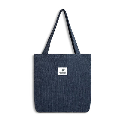 Sac de Voyage Femme <br>Tote Bag Velours Côtelé Luxe