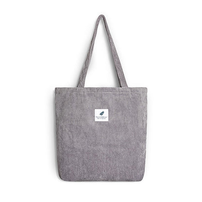 Sac de Voyage Femme <br>Tote Bag Velours Côtelé Luxe