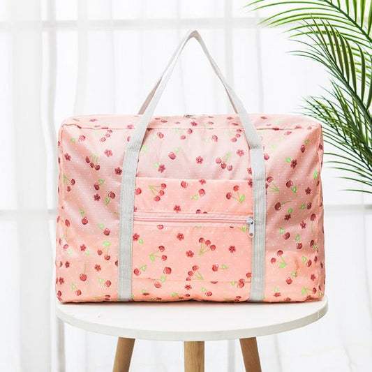 Sac de Voyage Pliable Cerises - Pratique et Tendance