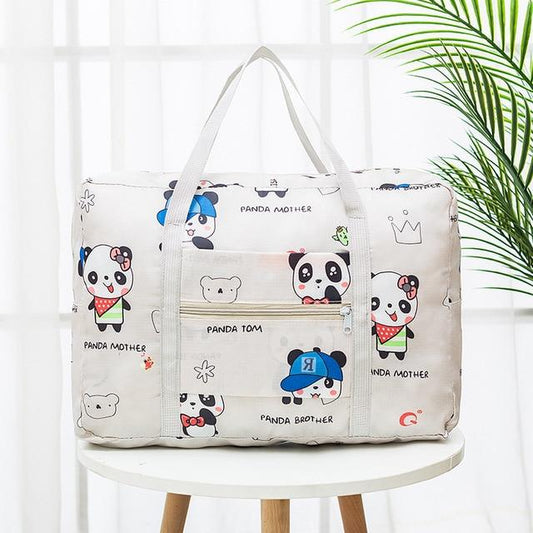 Sac de Voyage Pliable <br> Panda Family