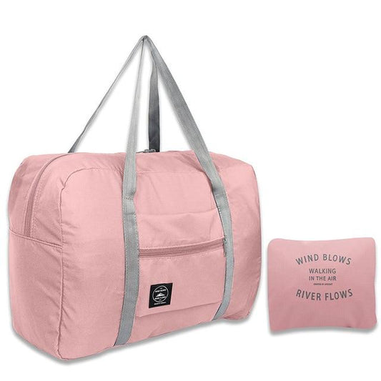 Sac de Voyage Pliable "Wind Flow, River Glow" (Rose)