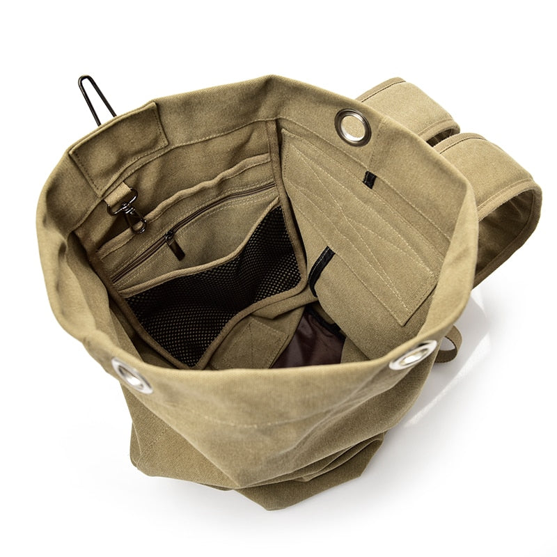 Sac de Voyage Vintage - Fourre-tout Militaire de Style Authentique