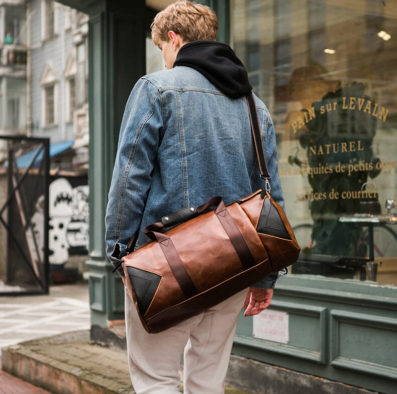 Sac Week-End Vintage Duffle Bag - Marron Vintage