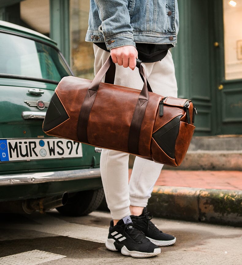 Sac Week-End Vintage Duffle Bag - Marron Vintage