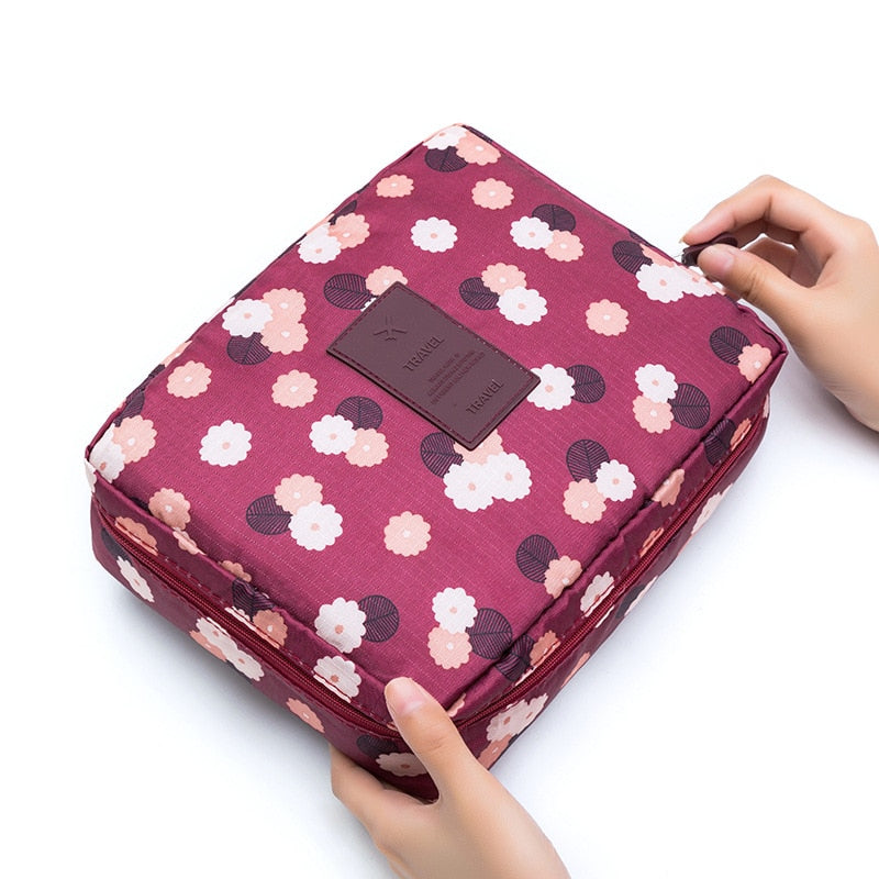 Trousse de Maquillage de Voyage - Collection Fleurs