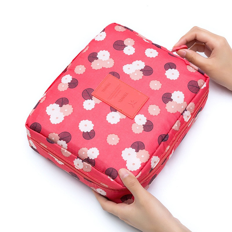 Trousse de Maquillage de Voyage - Collection Fleurs