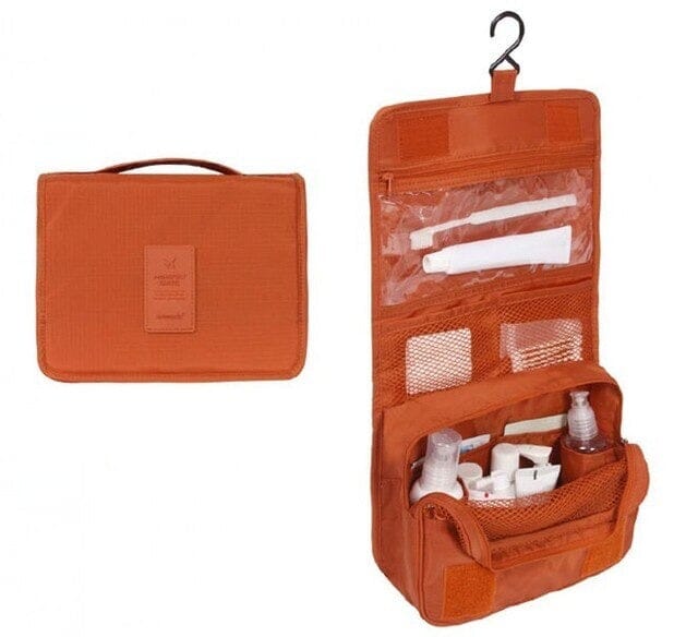 Trousse de Toilette à Suspendre de Voyage Orange - TravelMate