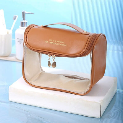 Trousse de Toilette à Suspendre Femme <br> Style & Transparence