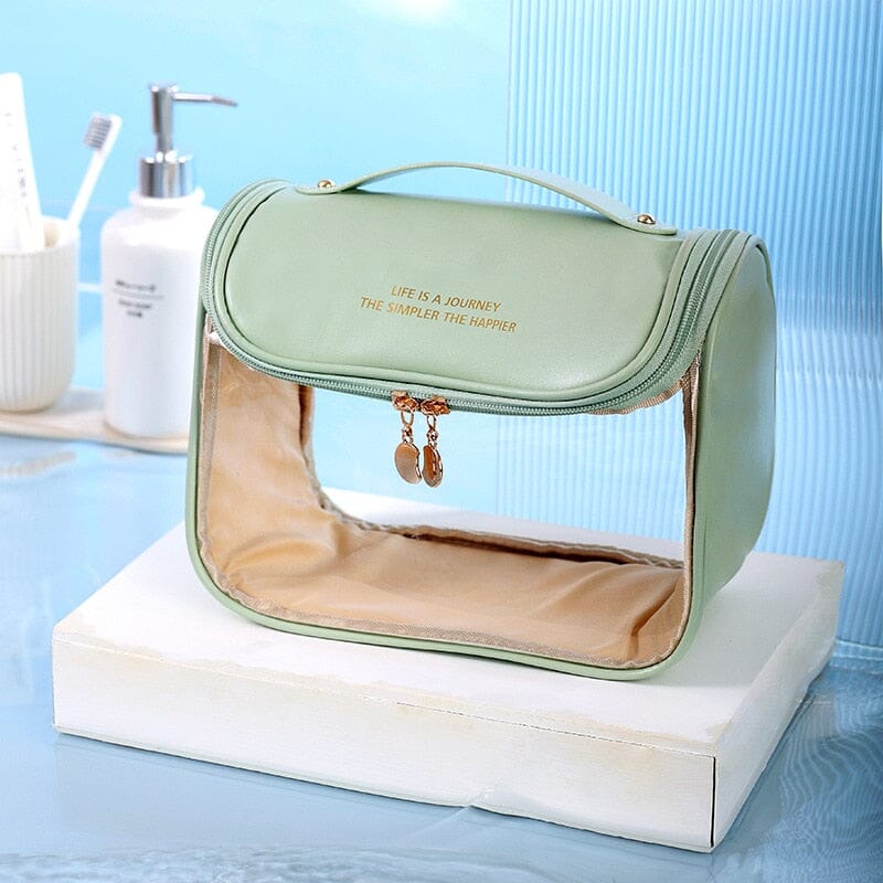 Trousse de Toilette à Suspendre Femme <br> Style & Transparence