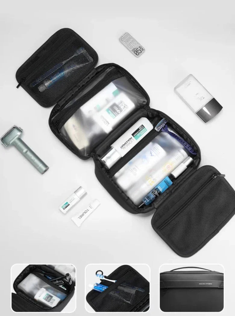 Trousse de Toilette Homme Voyage <br>À Suspendre - Travel Essentials