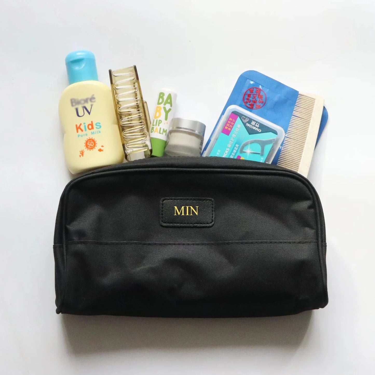 Trousse de Toilette Personnalisée - Initiales Monogrammées