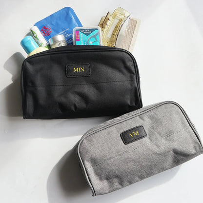 Trousse de Toilette Personnalisée - Initiales Monogrammées