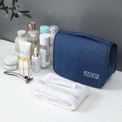 Trousse de Toilette Voyage à Suspendre - TravelBasics (Bleu Marine)