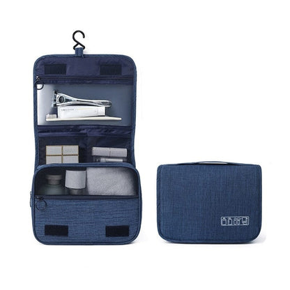 Trousse de Toilette Voyage à Suspendre - TravelBasics (Bleu Marine)