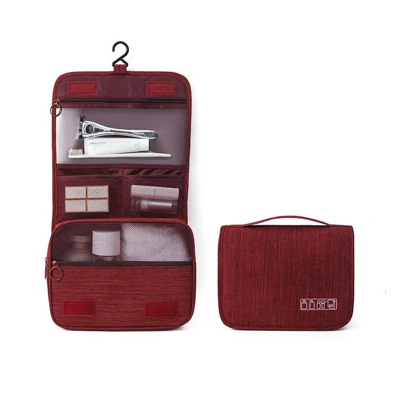 Trousse de Toilette Voyage à Suspendre TravelBasics (Rouge)