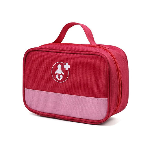 Trousse de Premiers Secours pour Bébé en Voyage (Rouge)